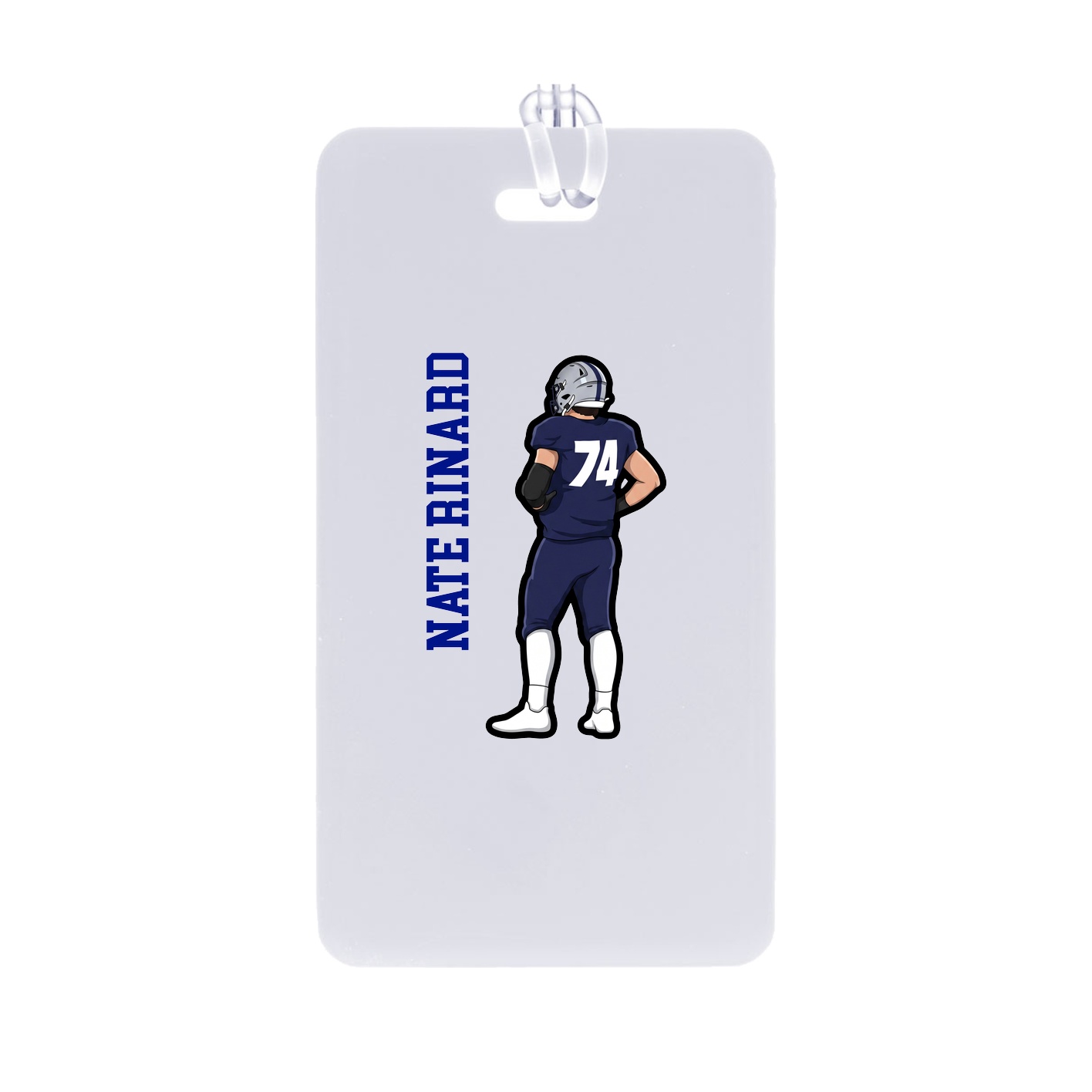 Bag Tag — Name Vertical in Classic