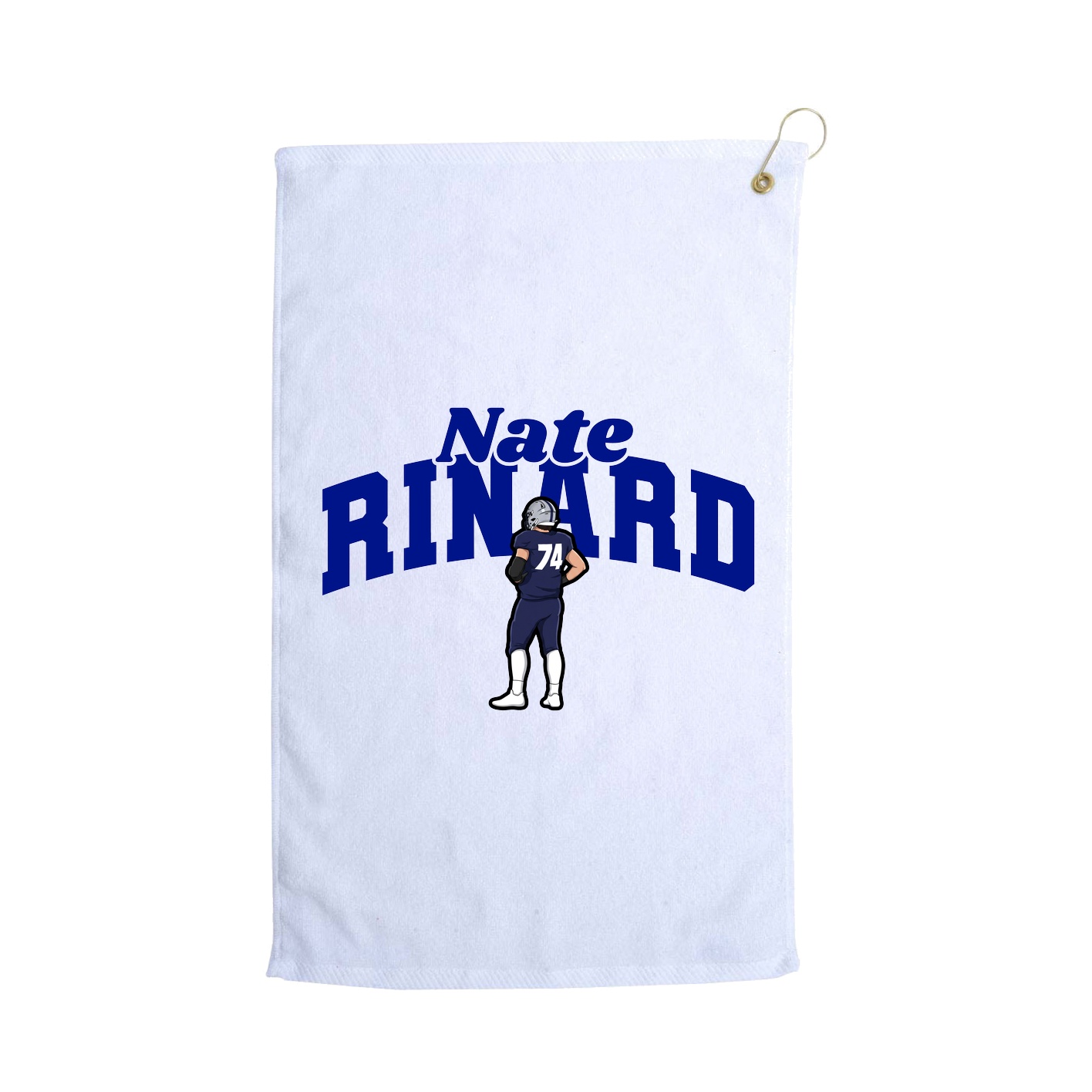 Golf Towel — Signature Arch in White