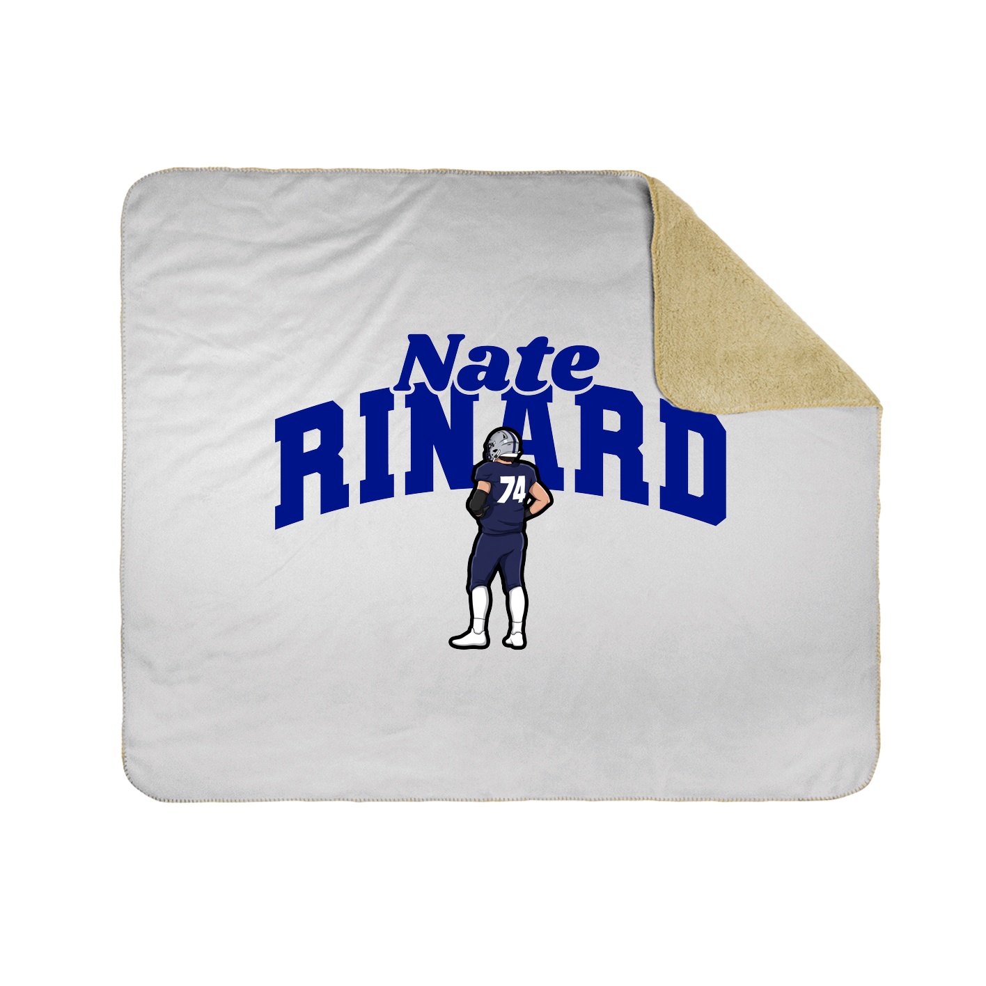 Throw Blanket — Signature Arch in White
