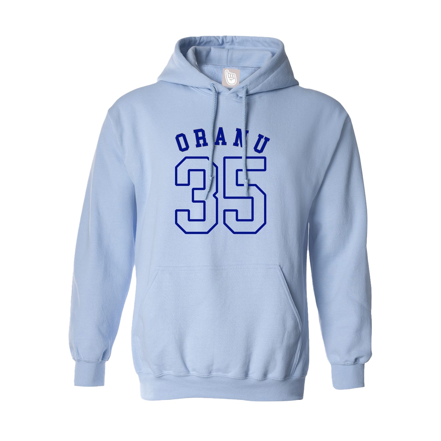 Hoodie — Shirsey Arch in Light Blue