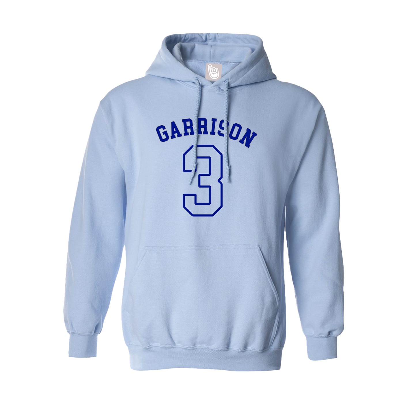 Hoodie — Shirsey Arch in Light Blue