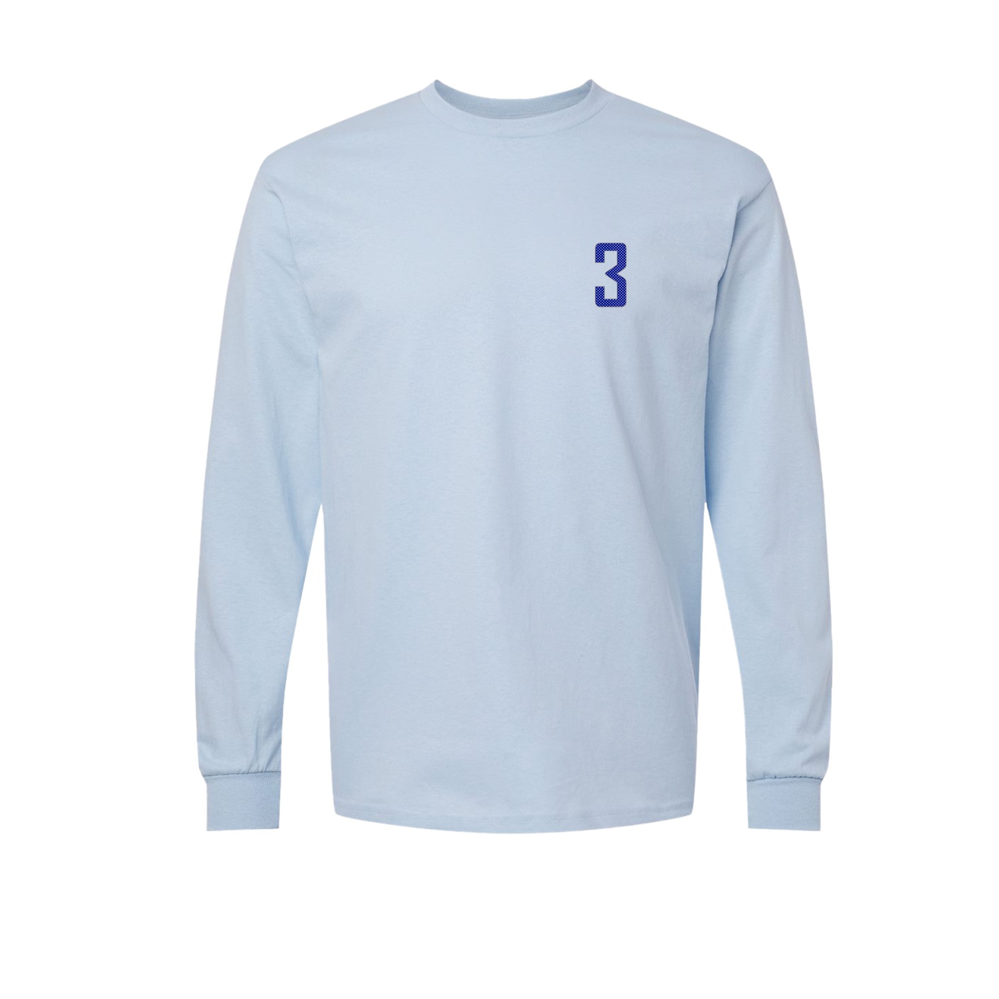 Long Sleeve Tee — Front Shirsy in Light Blue
