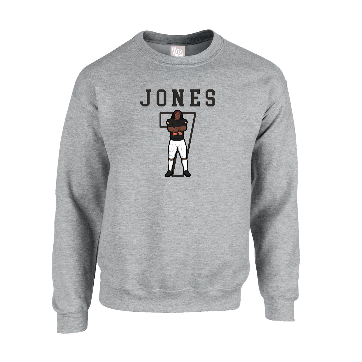 Fleece Crew — Shirsey in Grey