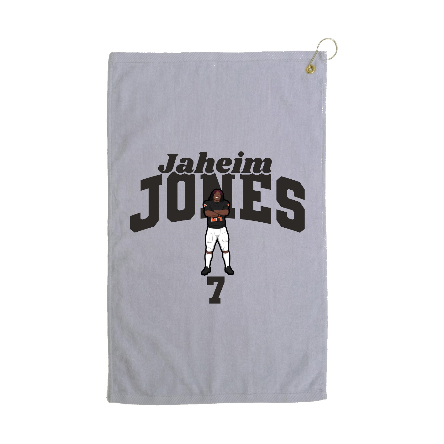 Golf Towel — Signature Arch in Grey