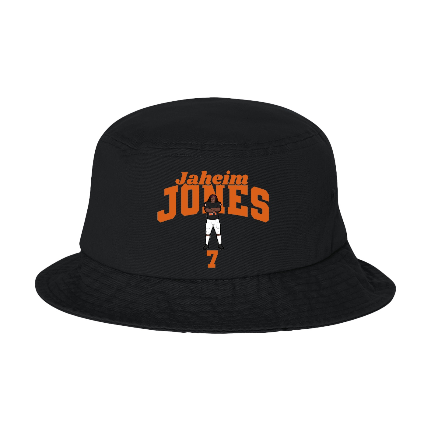 Bucket Cap — Signature Arch in Black