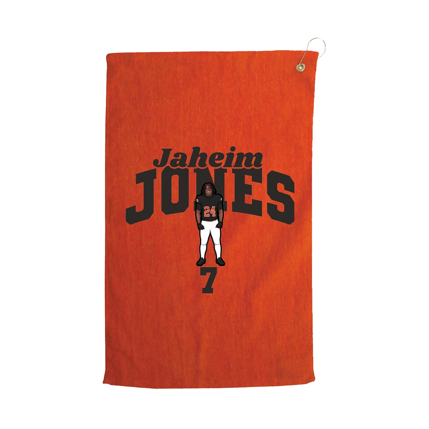Golf Towel — Signature Arch in Orange