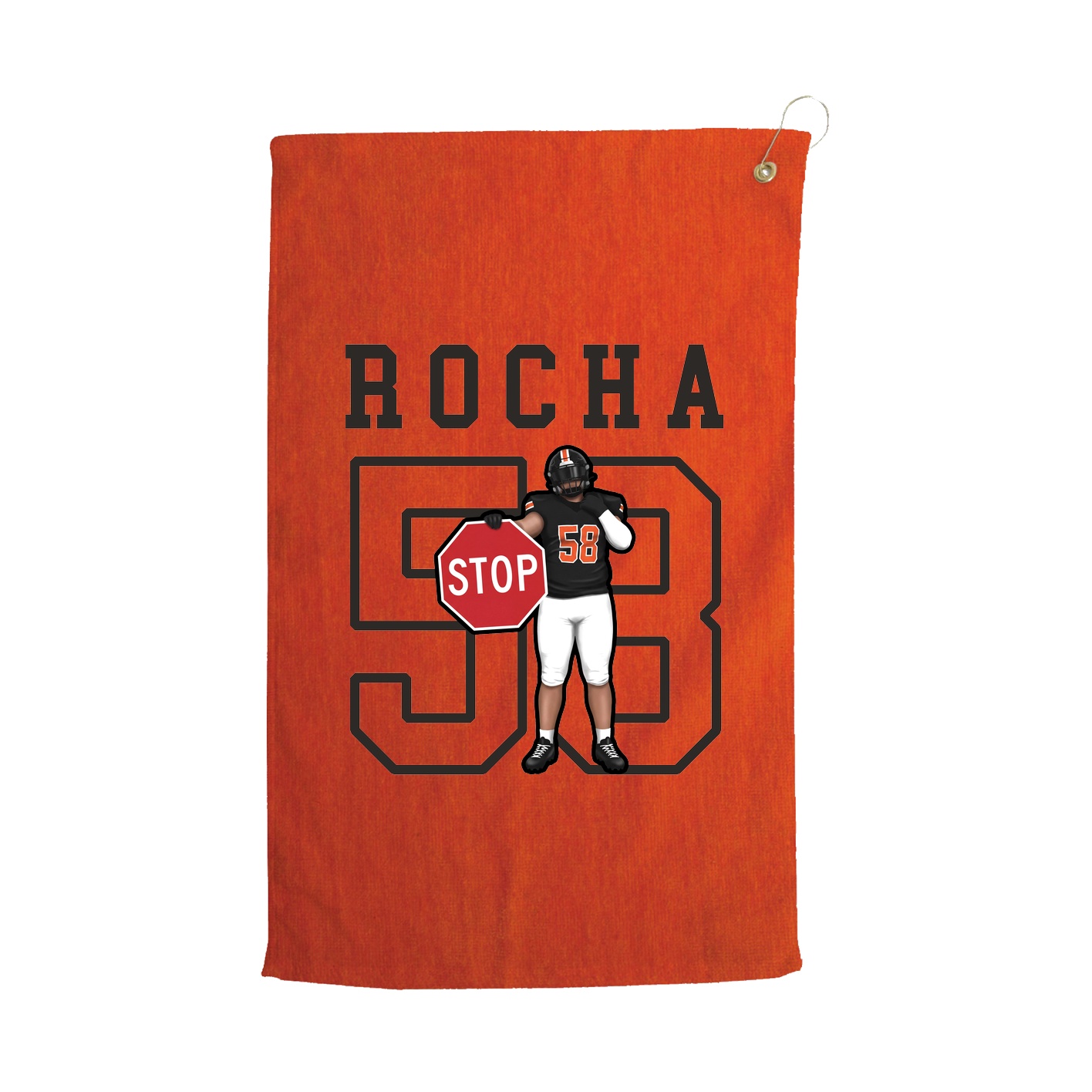 Golf Towel — Shirsey in Orange