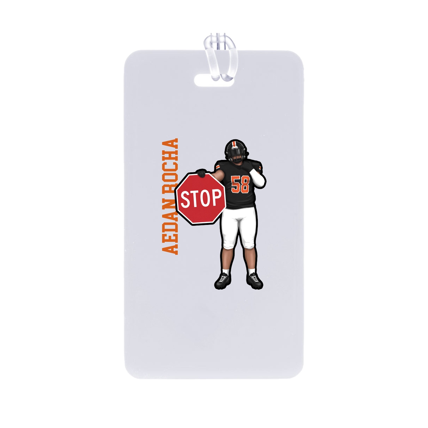 Bag Tag — Name Vertical in Classic