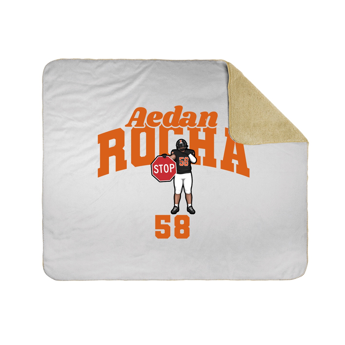 Throw Blanket — Signature Arch in White