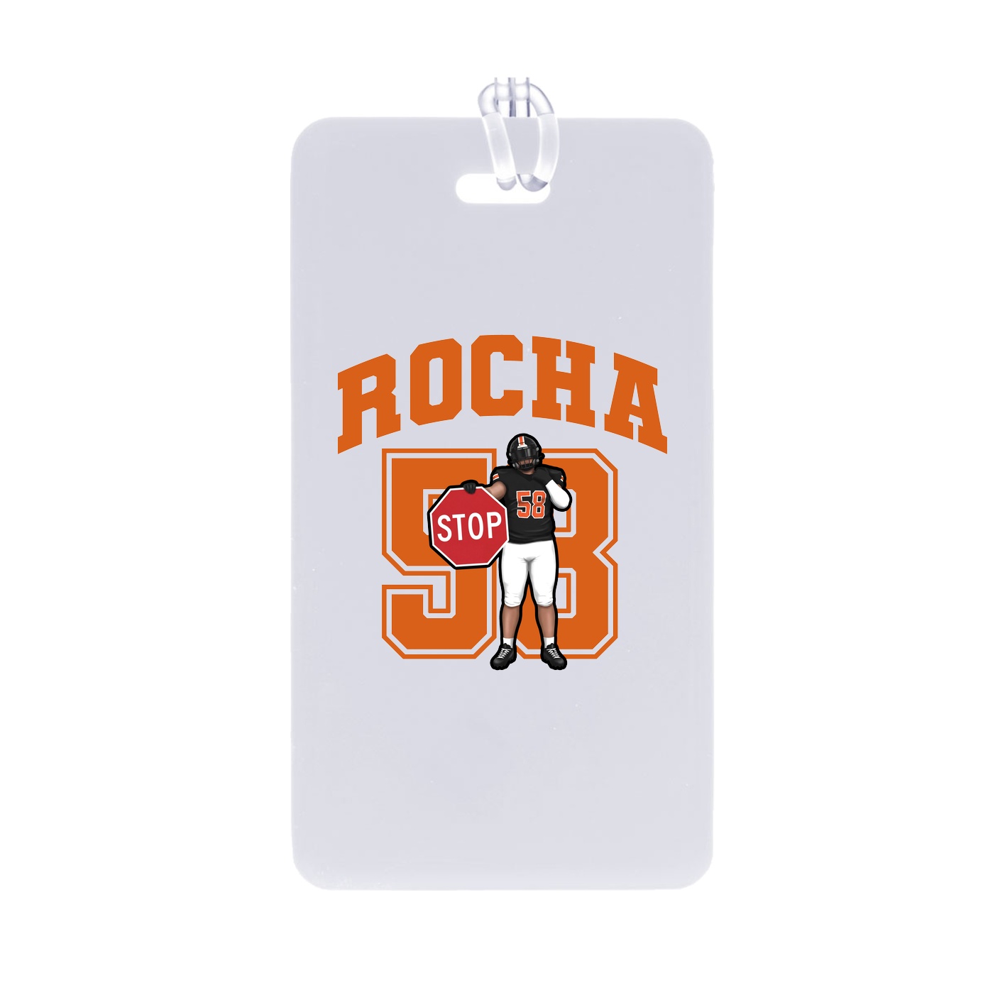 Bag Tag — Number in Classic