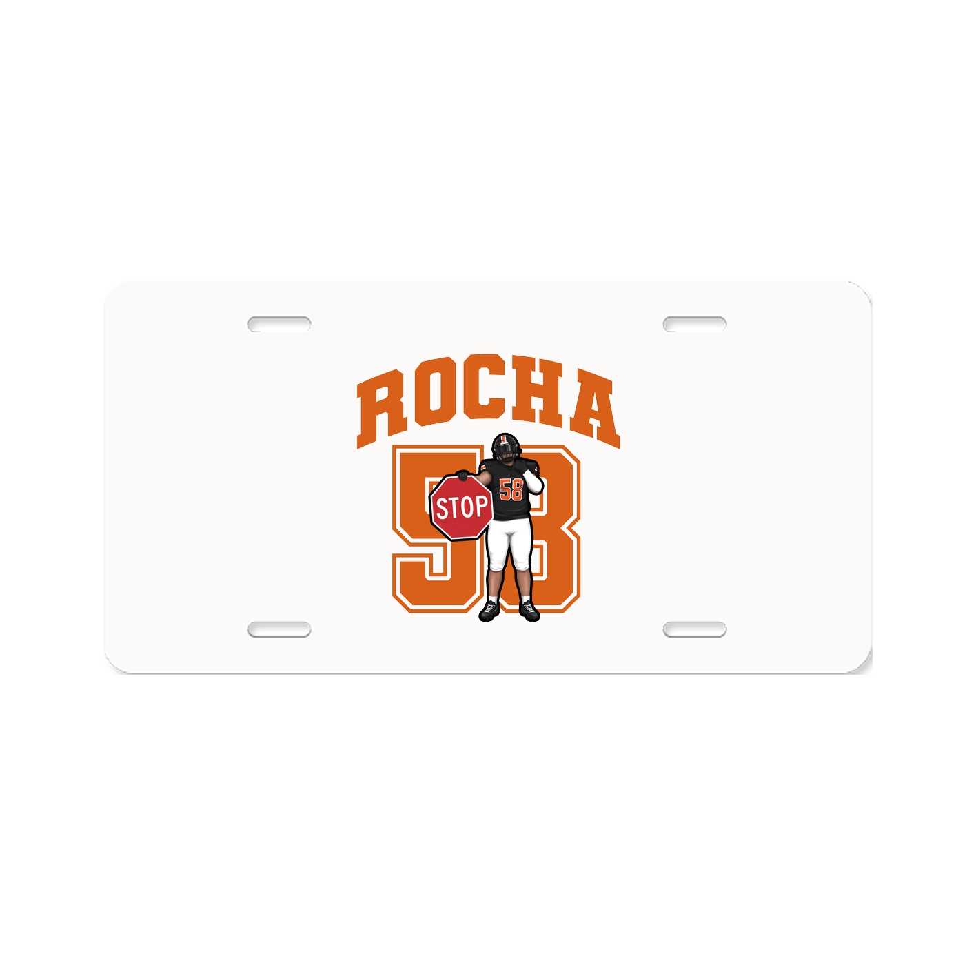 License Plate — Number in Classic