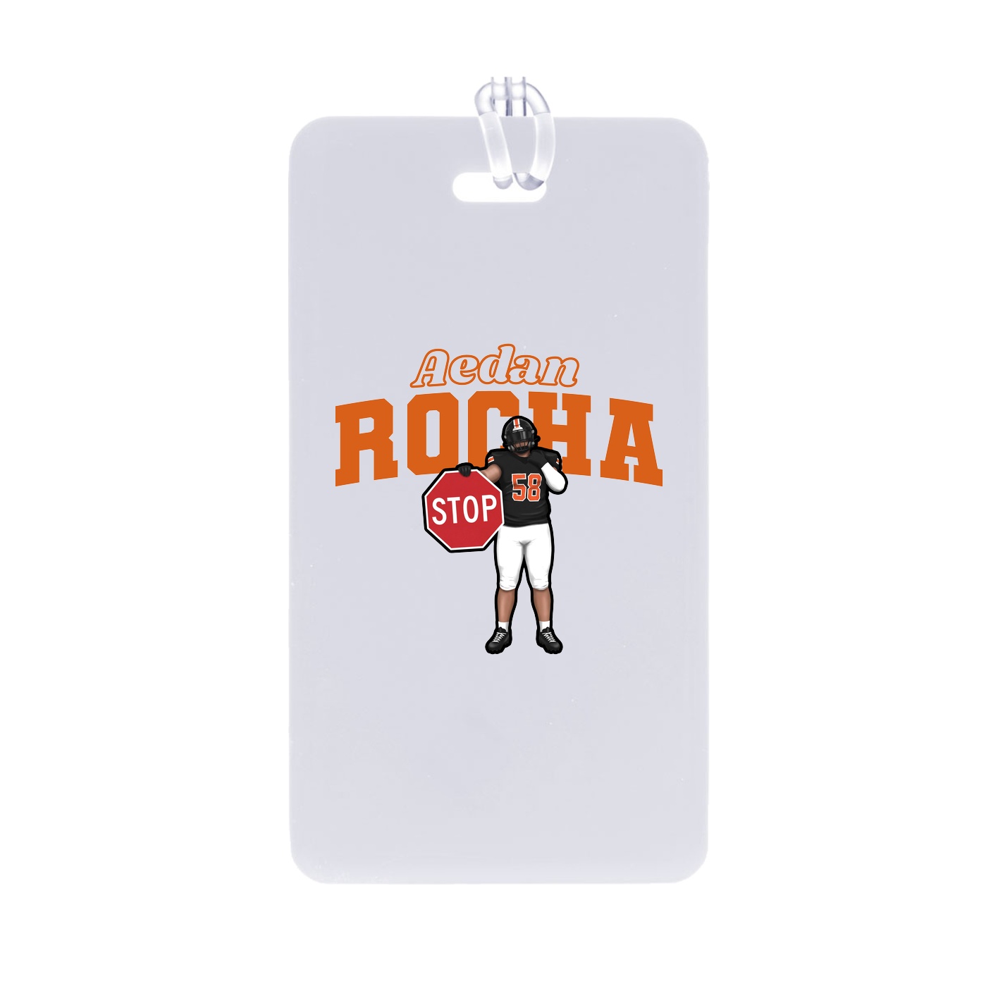 Bag Tag — Name Arch in Classic