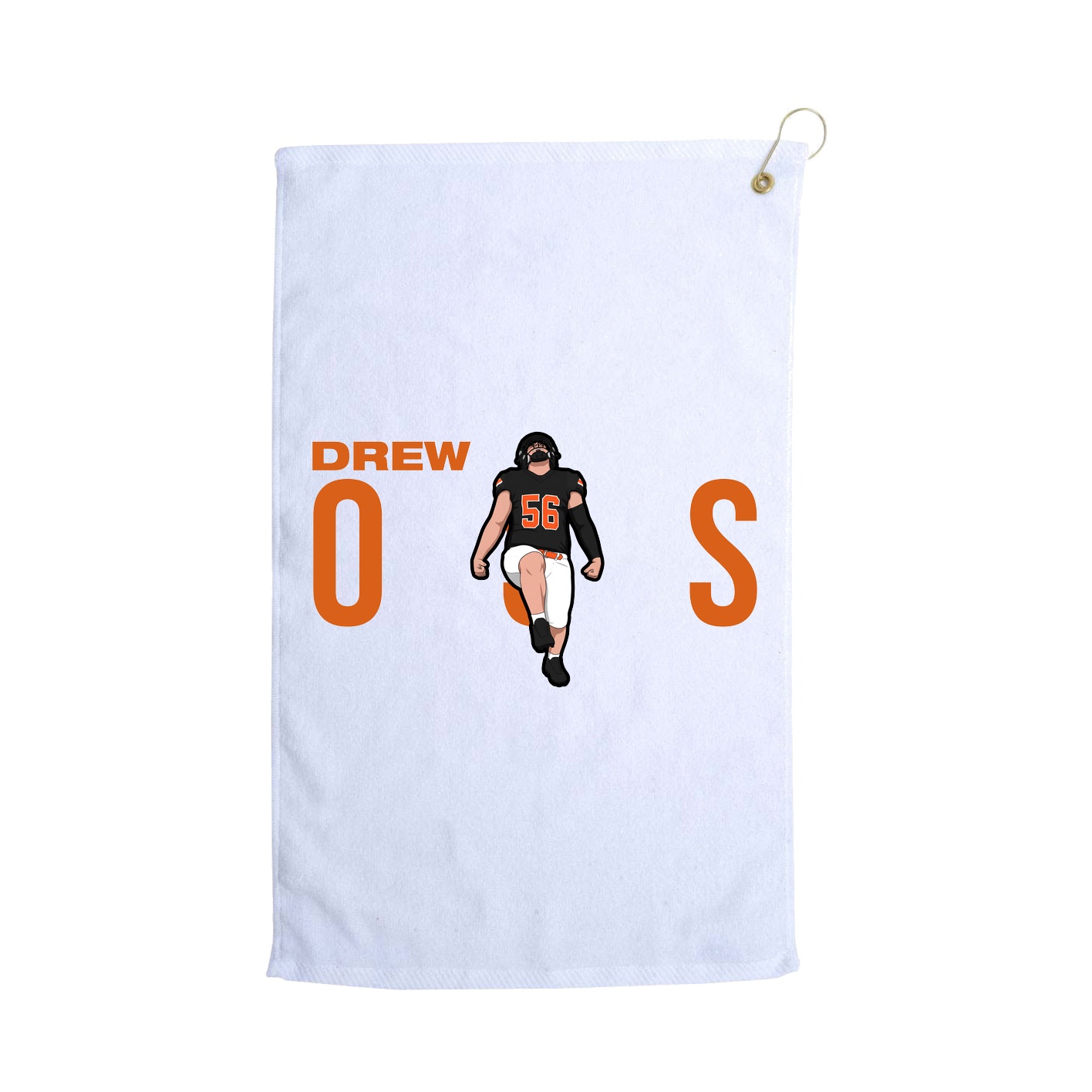 Golf Towel — Player Name in White