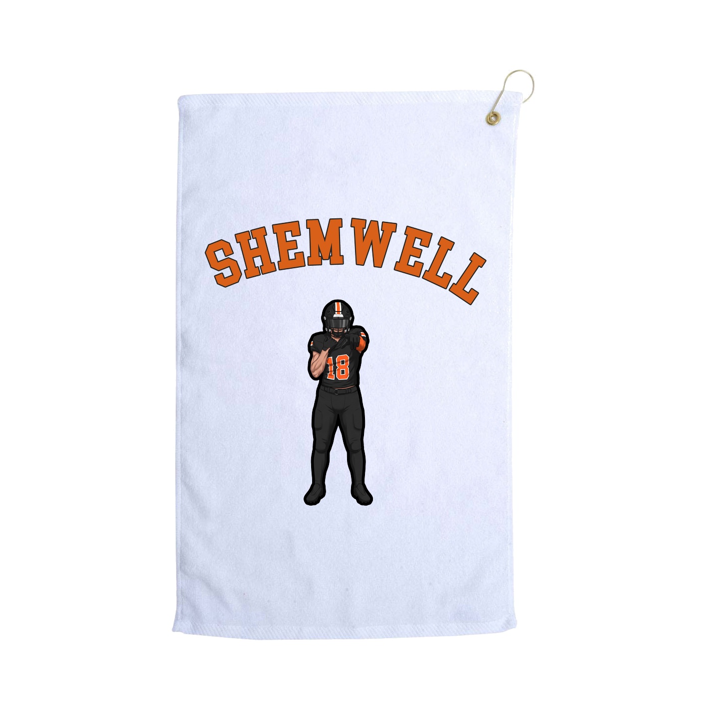 Golf Towel — Shirsey Arch in White