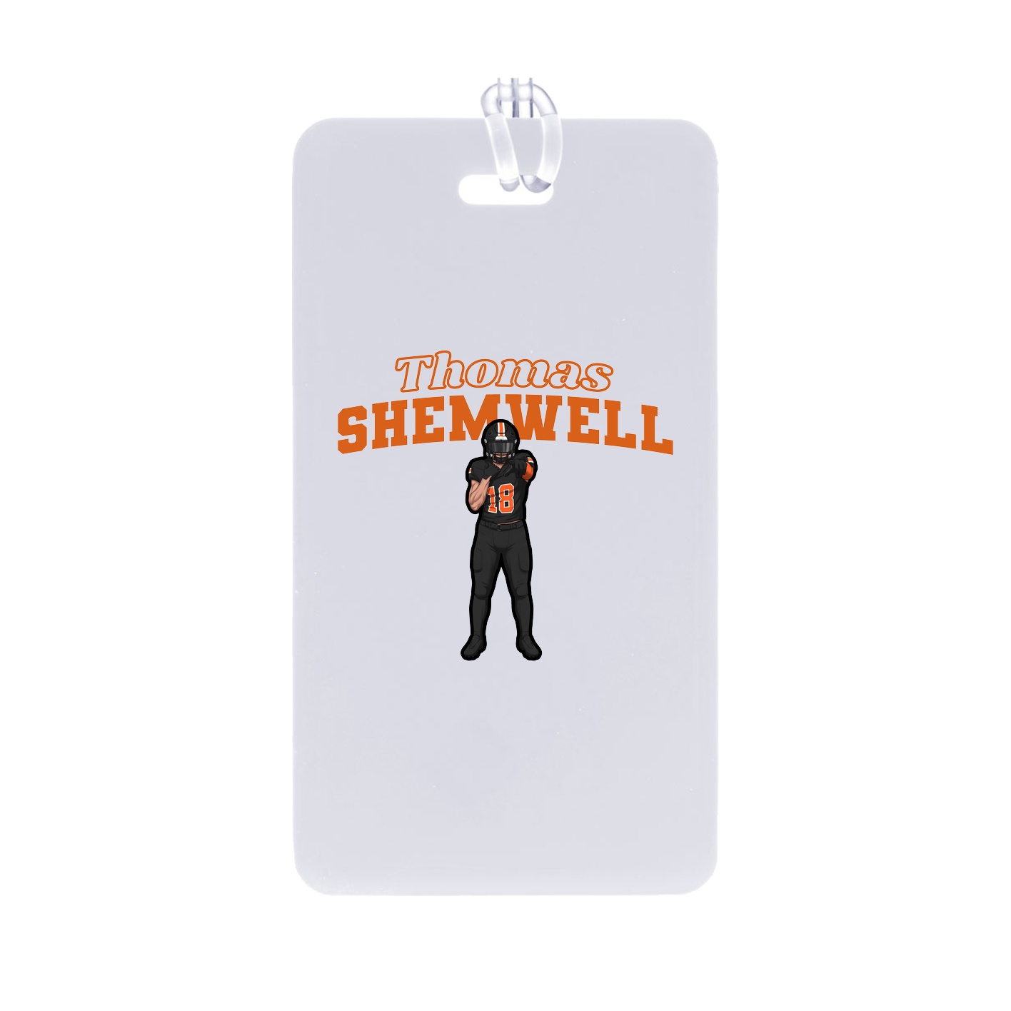 Bag Tag — Name Arch in Classic