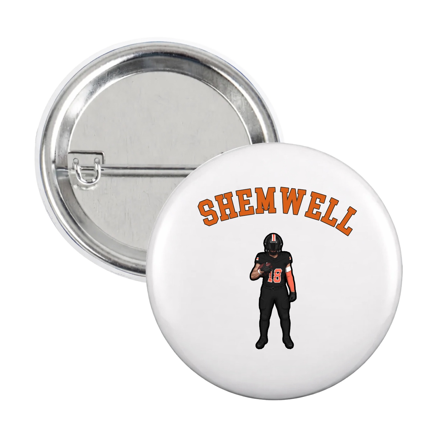 Game Day Button — Shirsey Arch in White