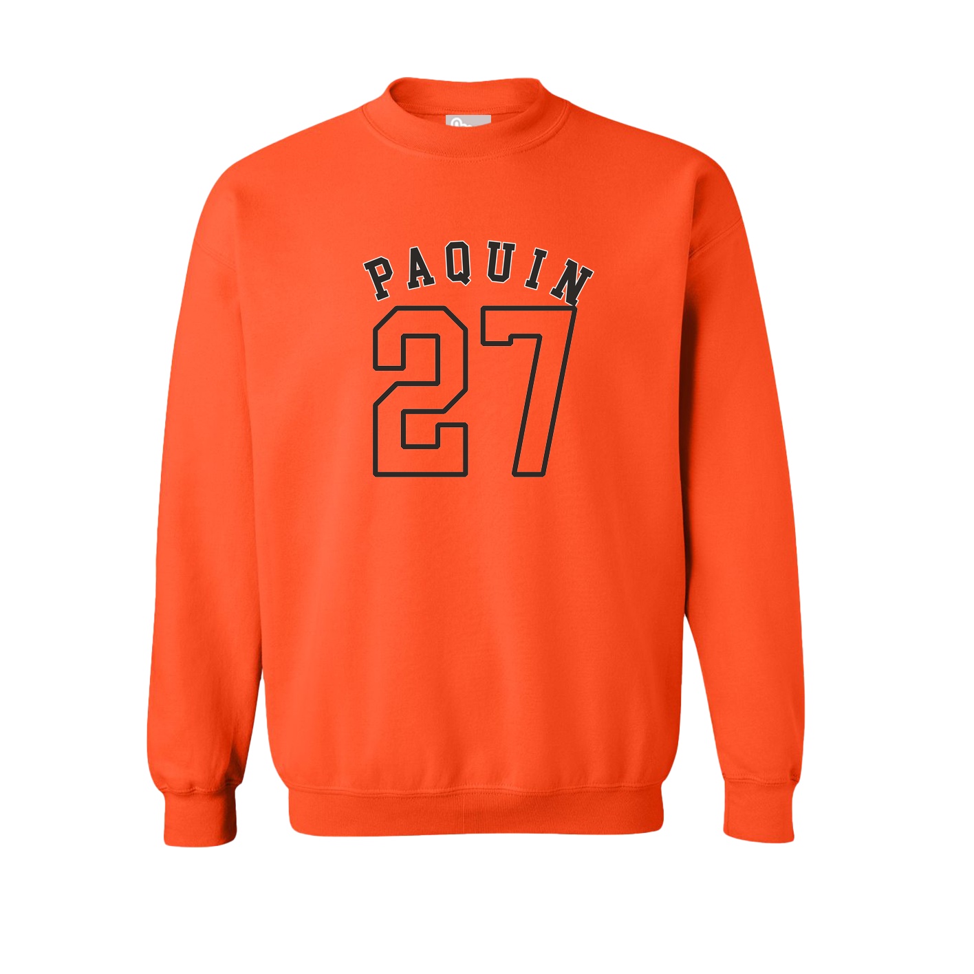 Fleece Crew — Shirsey Arch in Orange