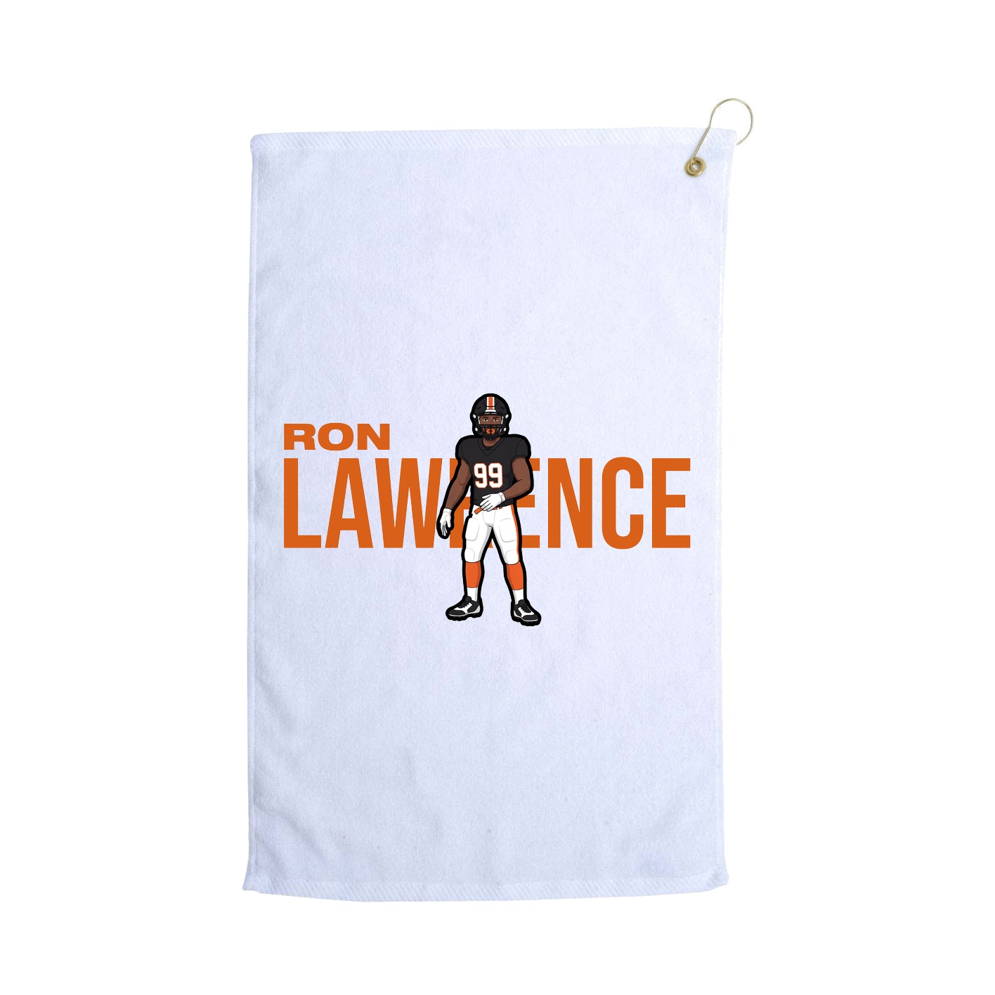 Golf Towel — Player Name in White