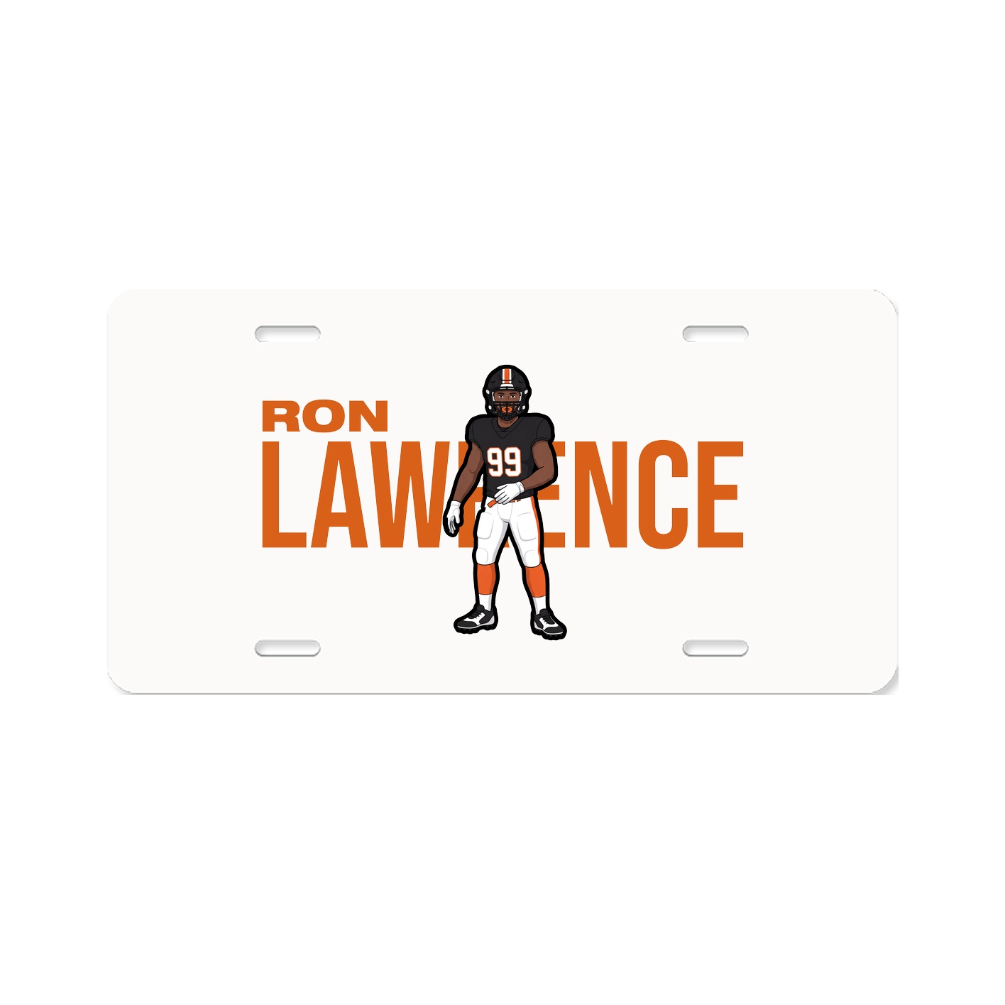 License Plate — Player Name in Classic