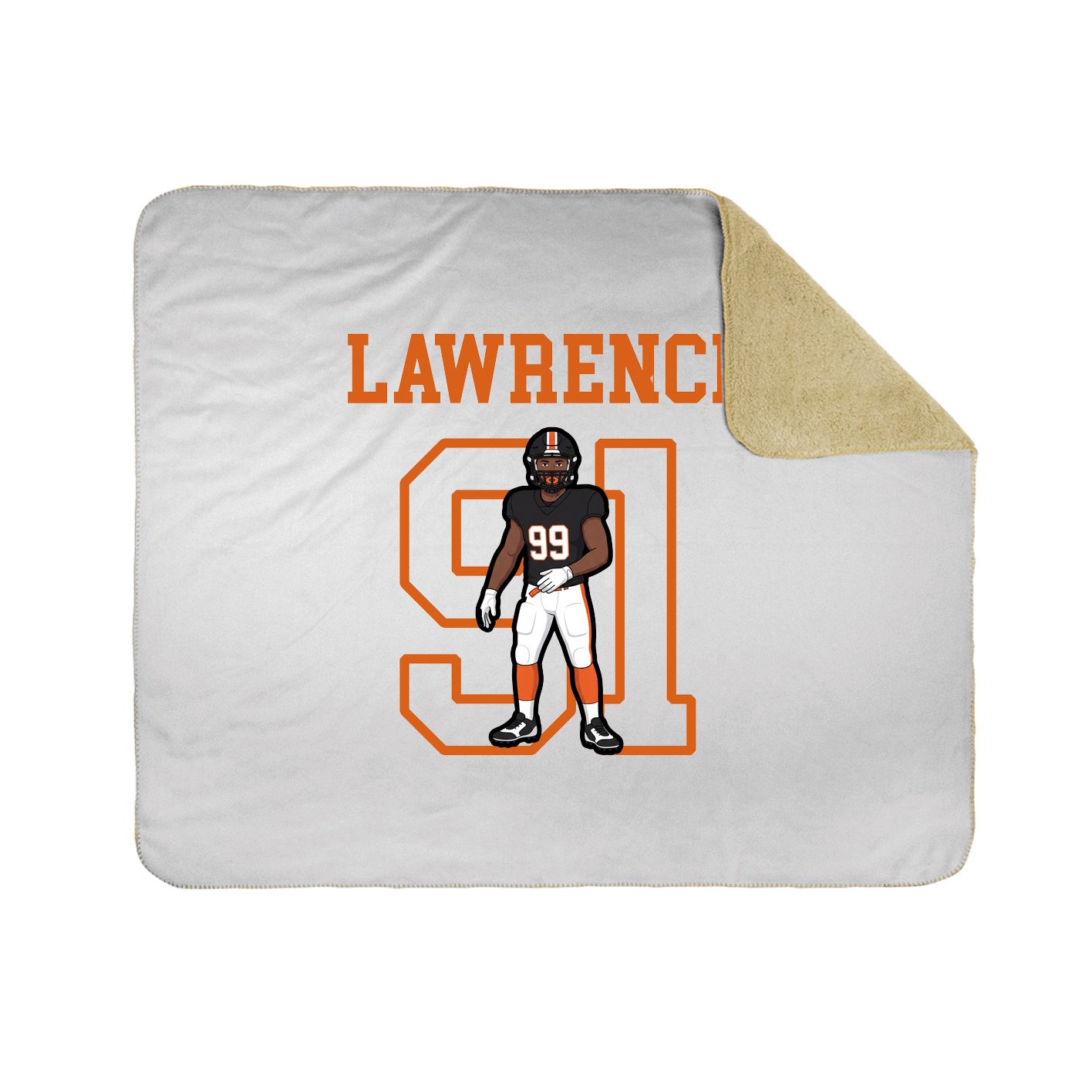 Throw Blanket — Shirsey in White