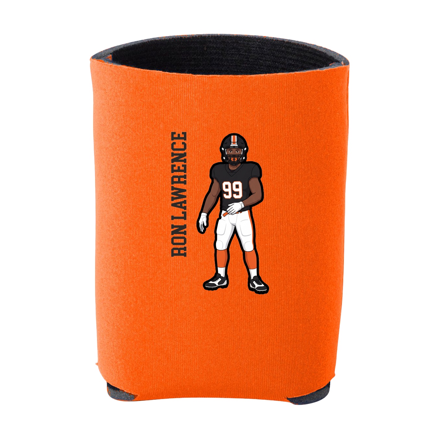 Can Holder — Name Vertical in Orange