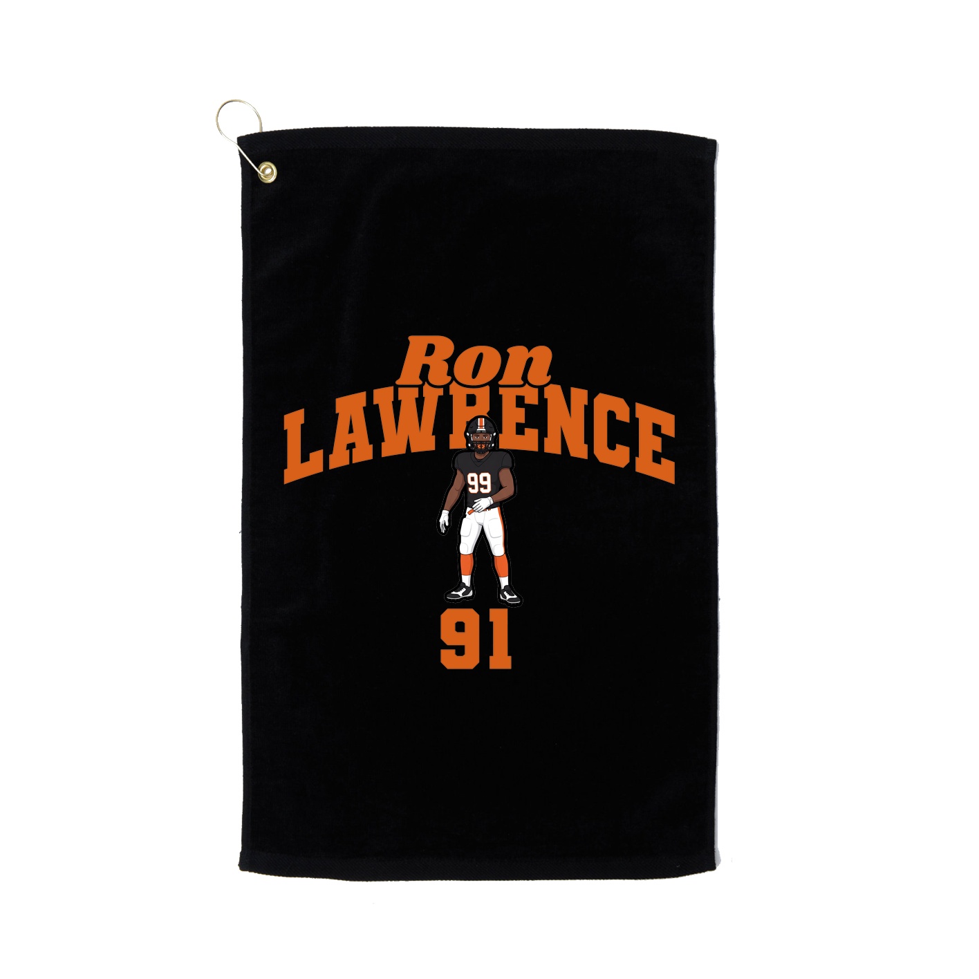Golf Towel — Signature Arch in Black