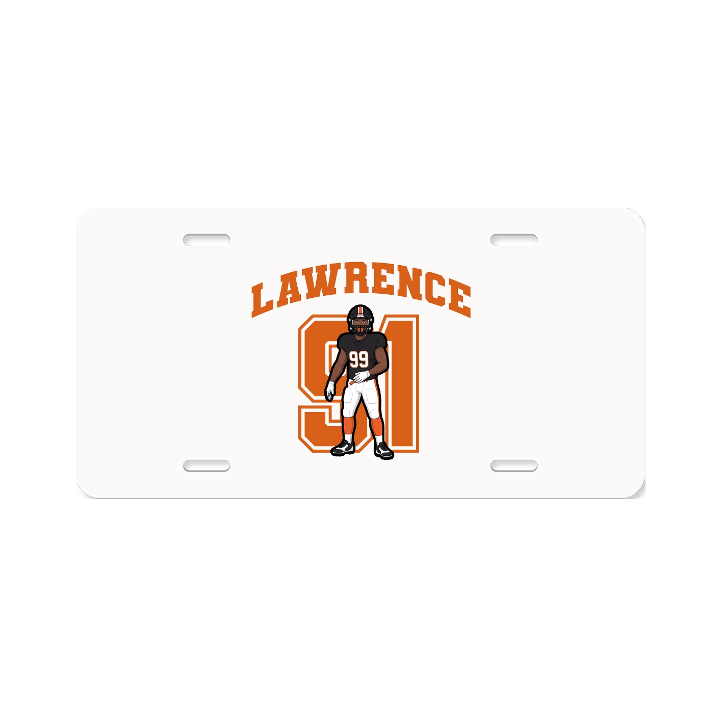 License Plate — Number in Classic