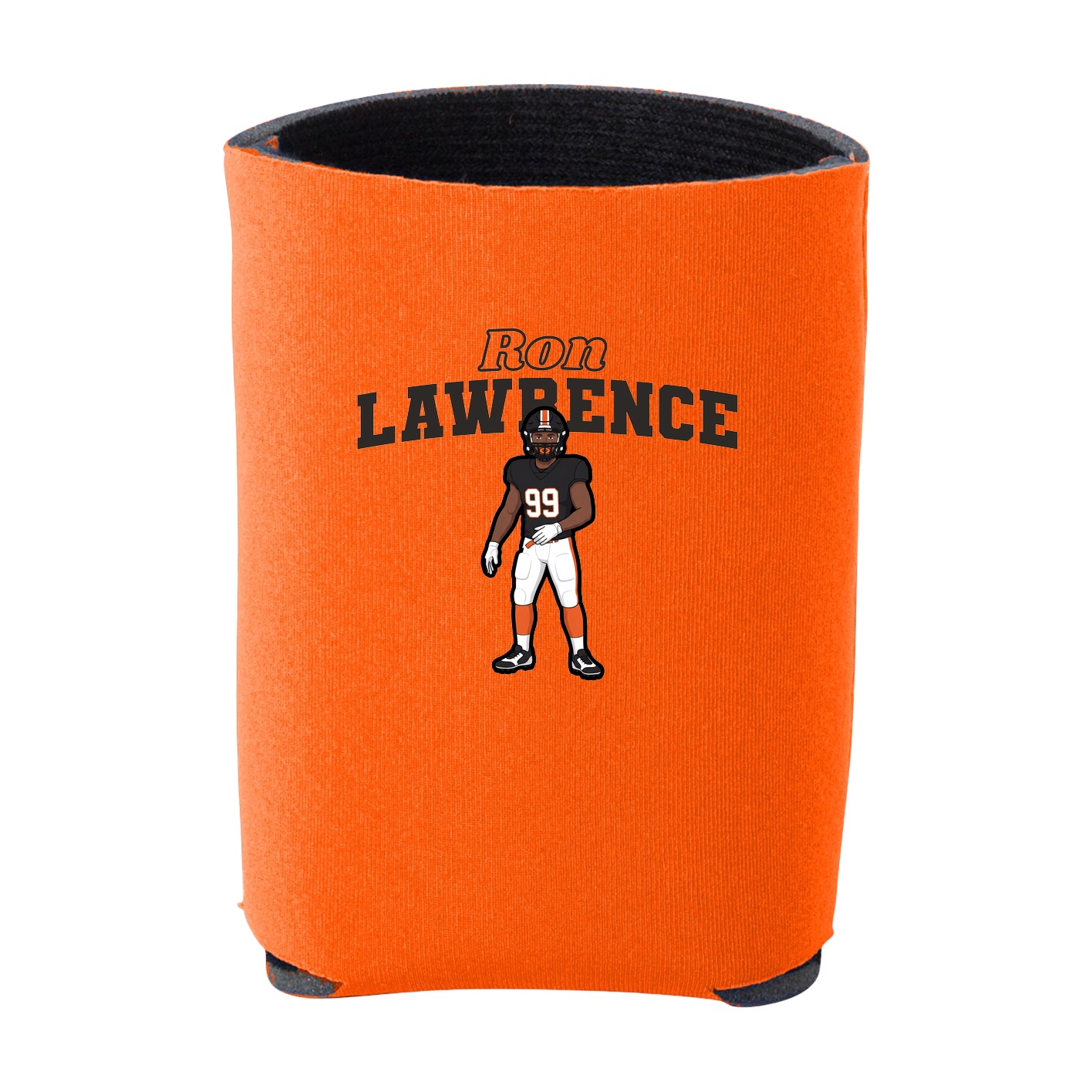 Can Holder — Name Arch in Orange