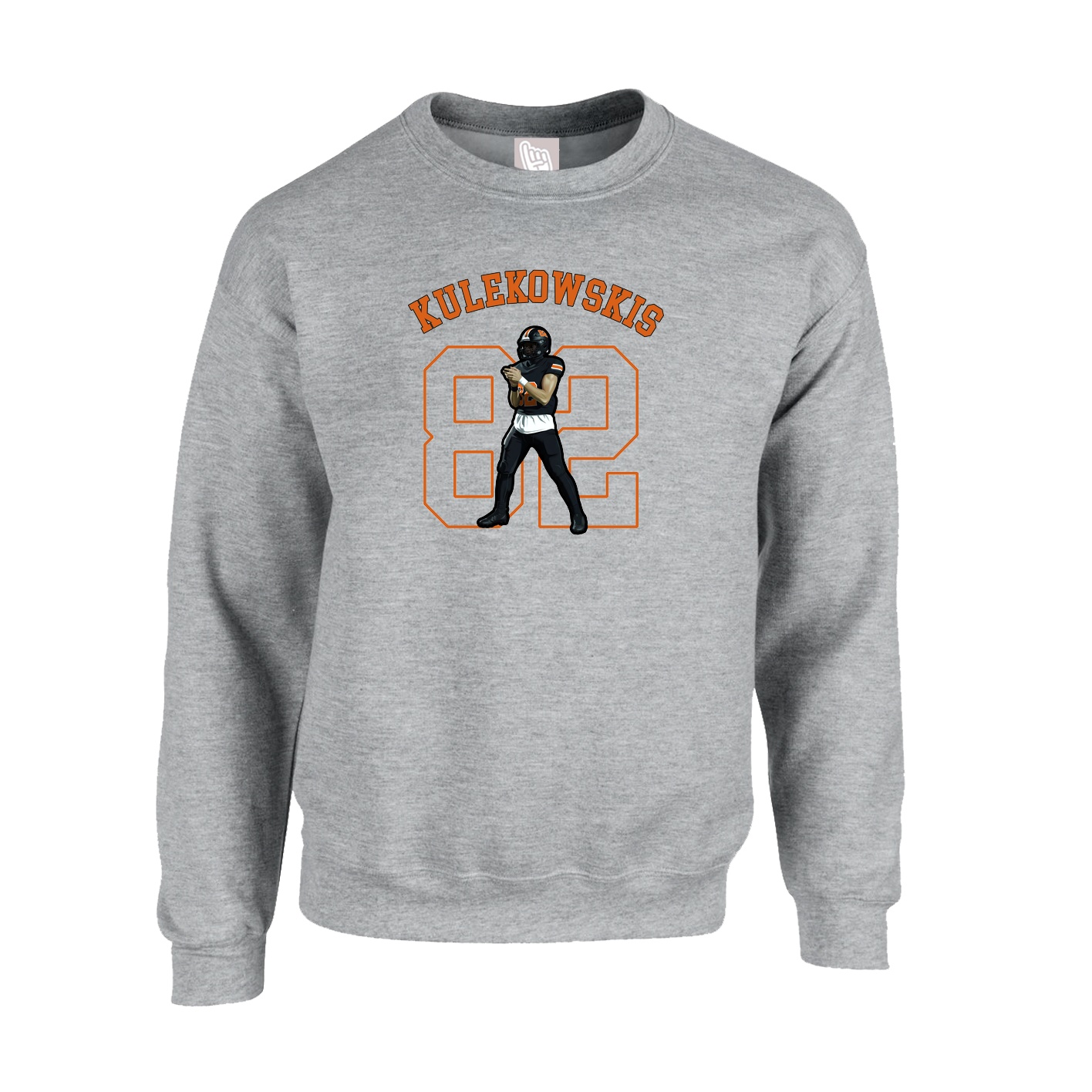 Fleece Crew — Shirsey Arch in Grey