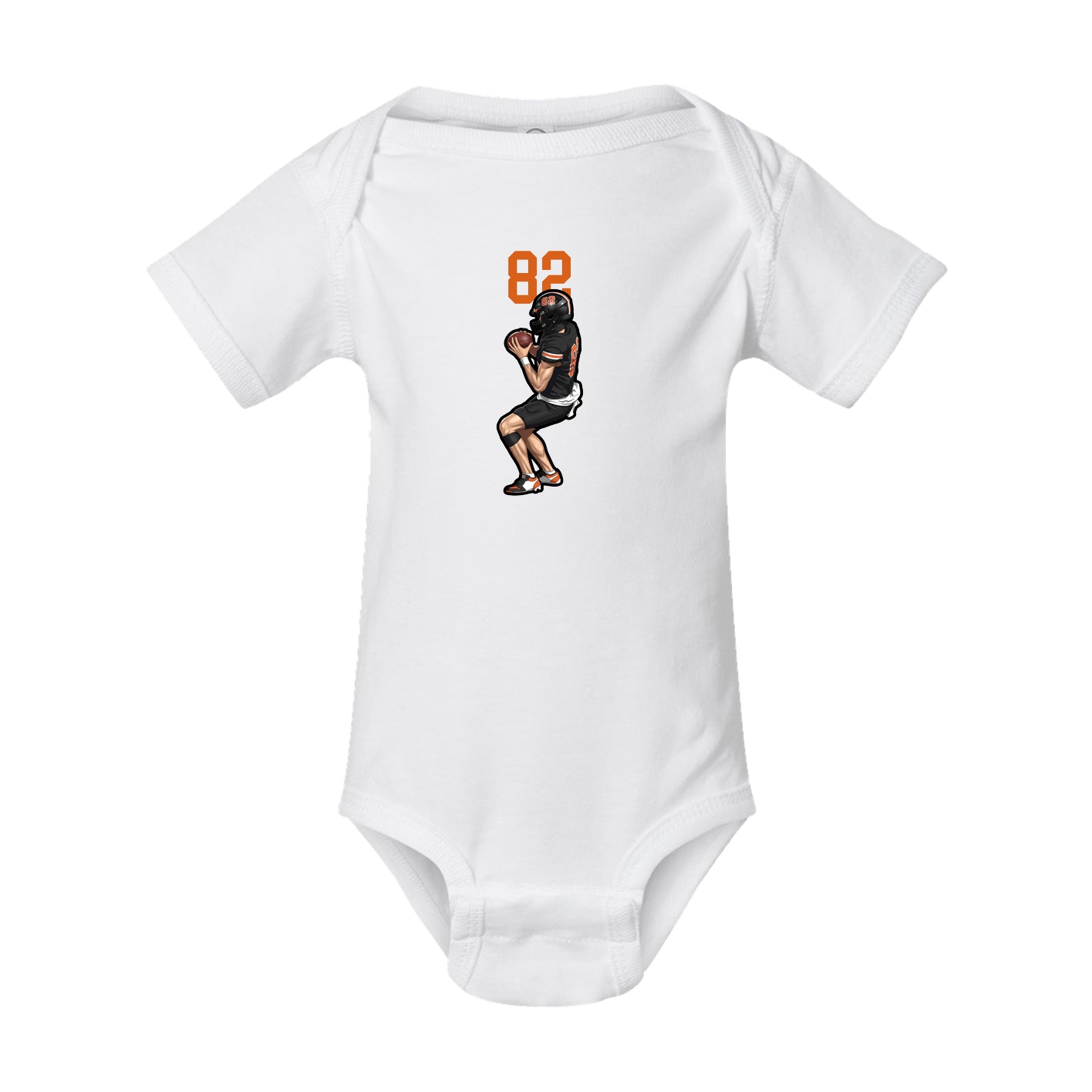 Baby Onesie — Number Top in White