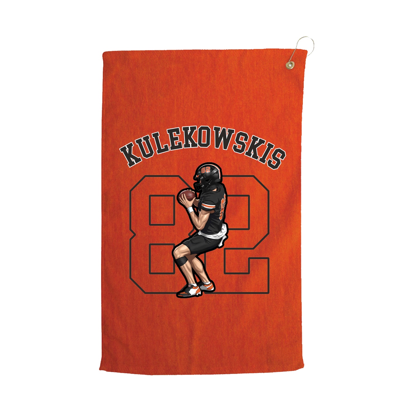 Golf Towel — Shirsey Arch in Orange