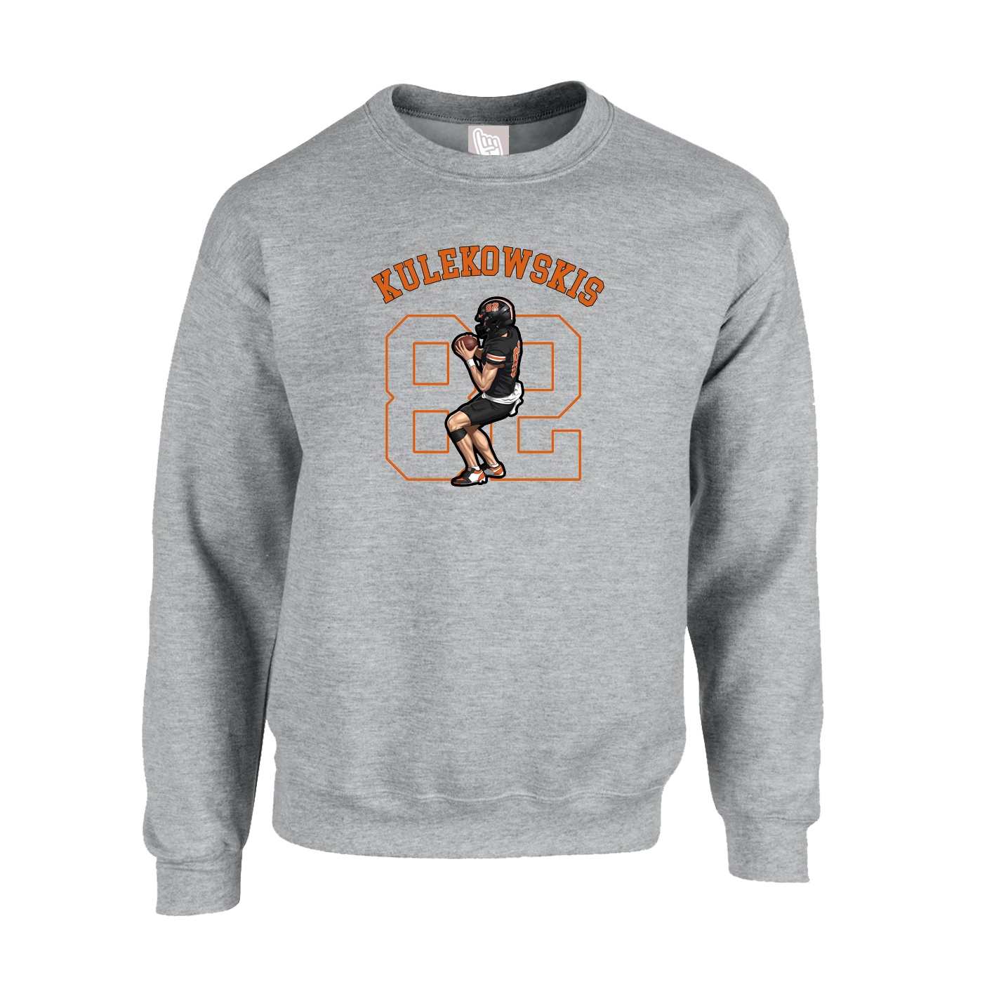 Fleece Crew — Shirsey Arch in Grey