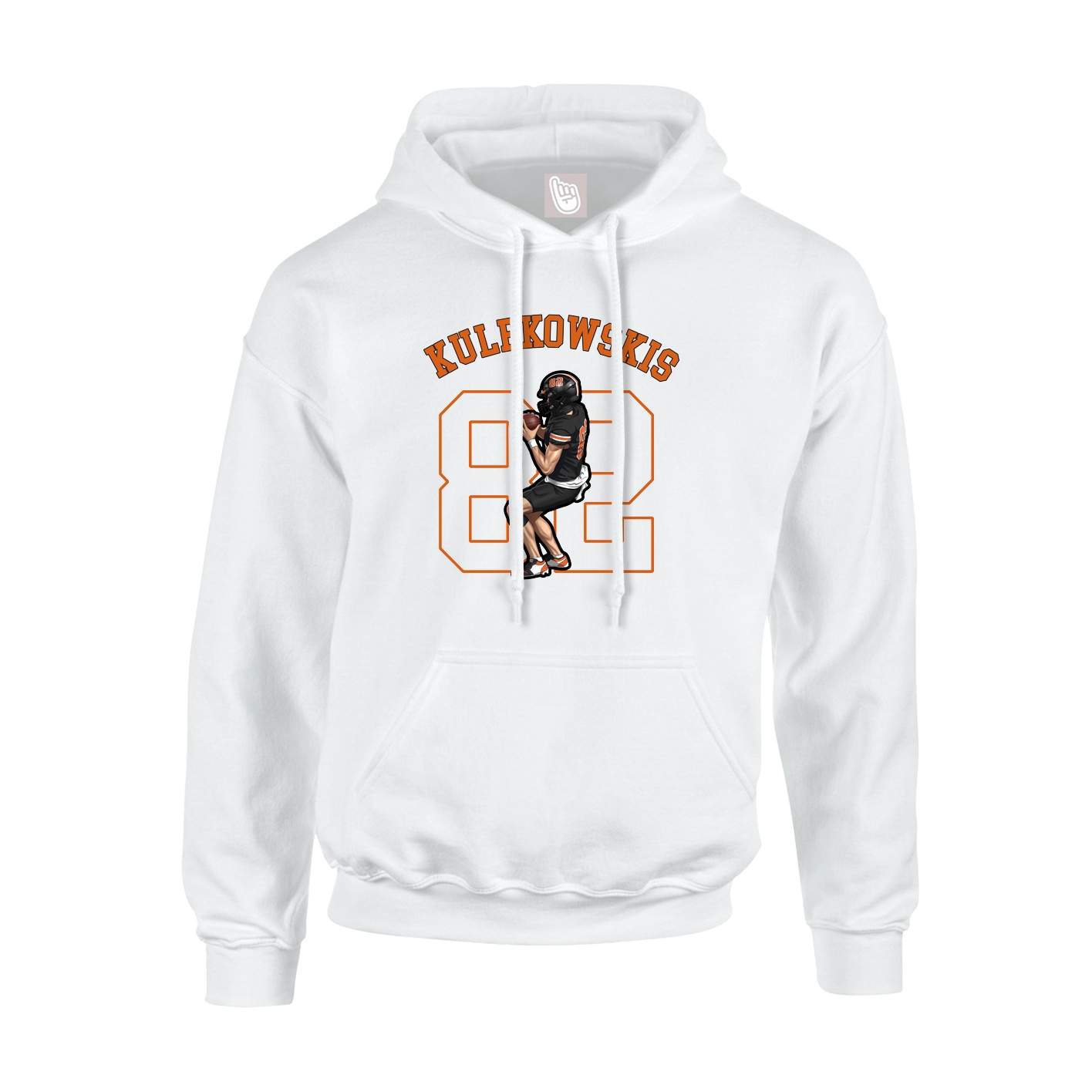 Youth Hoodie — Shirsey Arch in White