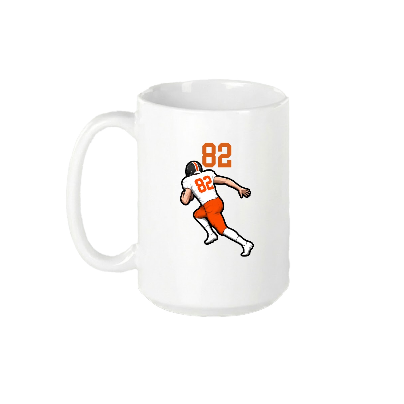 15oz Coffee Mug — Number Top in White