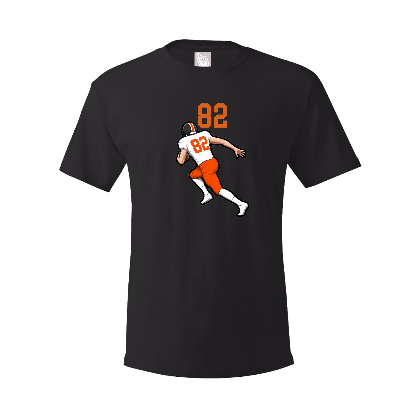 Youth Tee — Number Top in Black