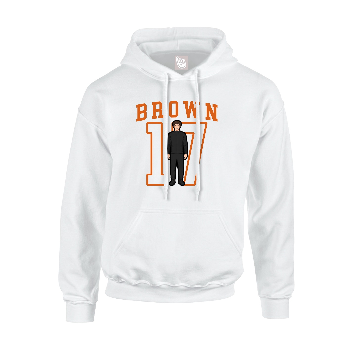 Hoodie — Shirsey in White