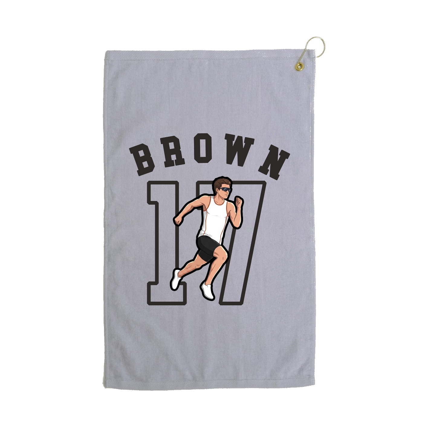 Golf Towel — Shirsey Arch in Grey