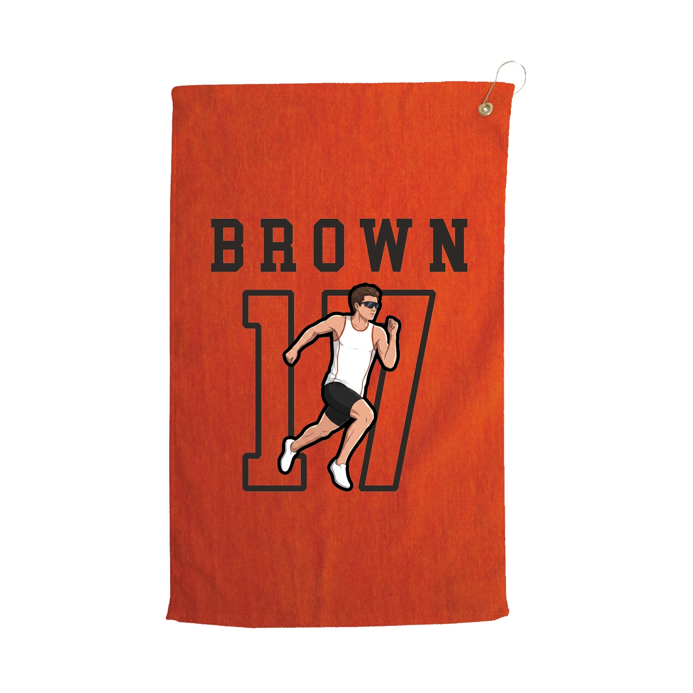 Golf Towel — Shirsey in Orange