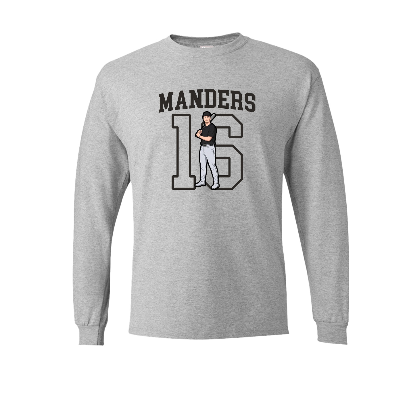 Long Sleeve Tee — Shirsey in Grey