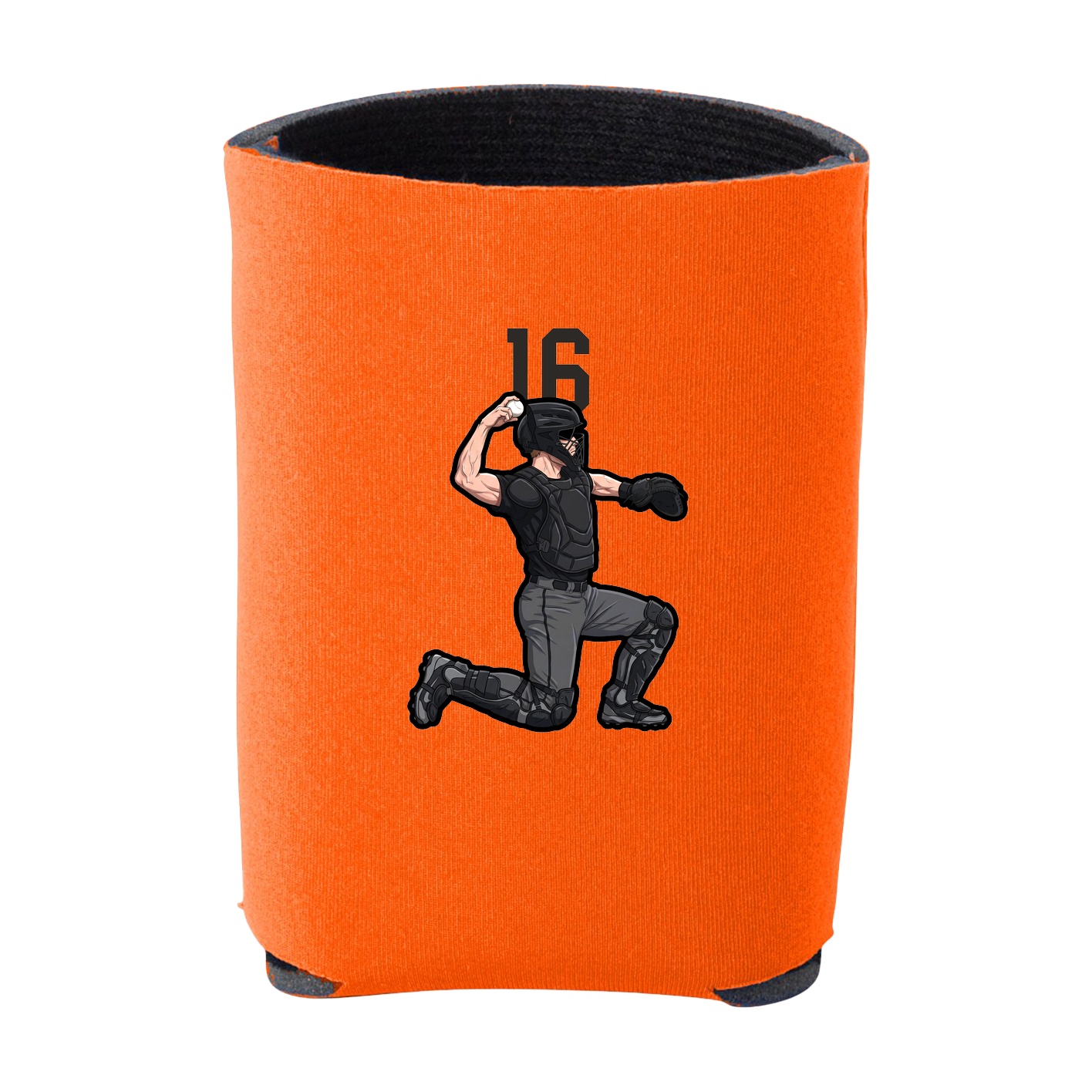 Can Holder — Number Top in Orange