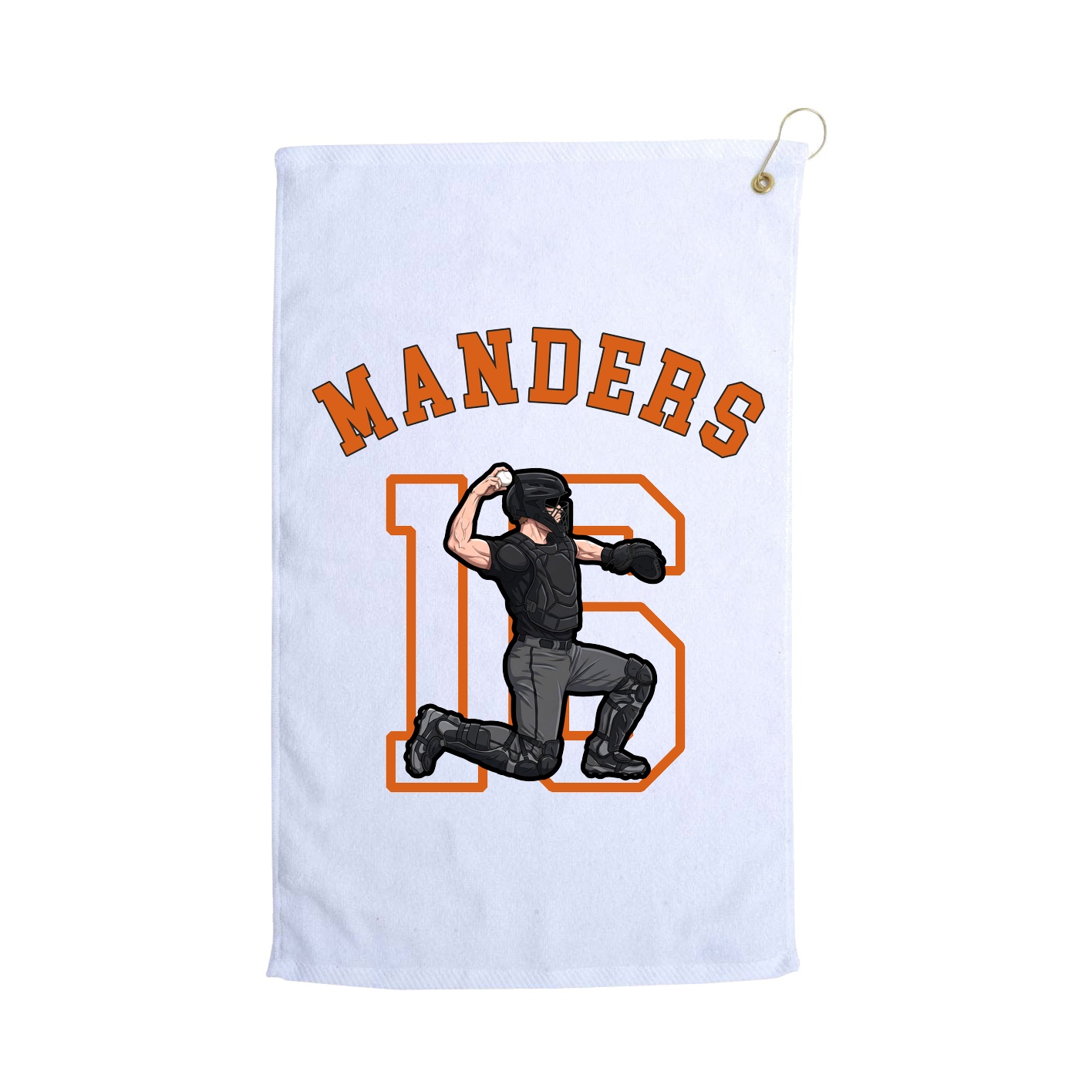 Golf Towel — Shirsey Arch in White