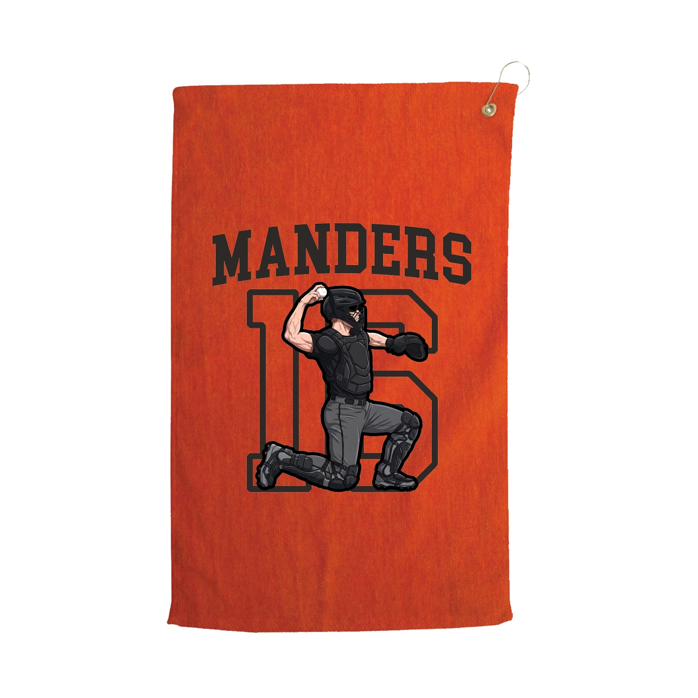 Golf Towel — Shirsey in Orange