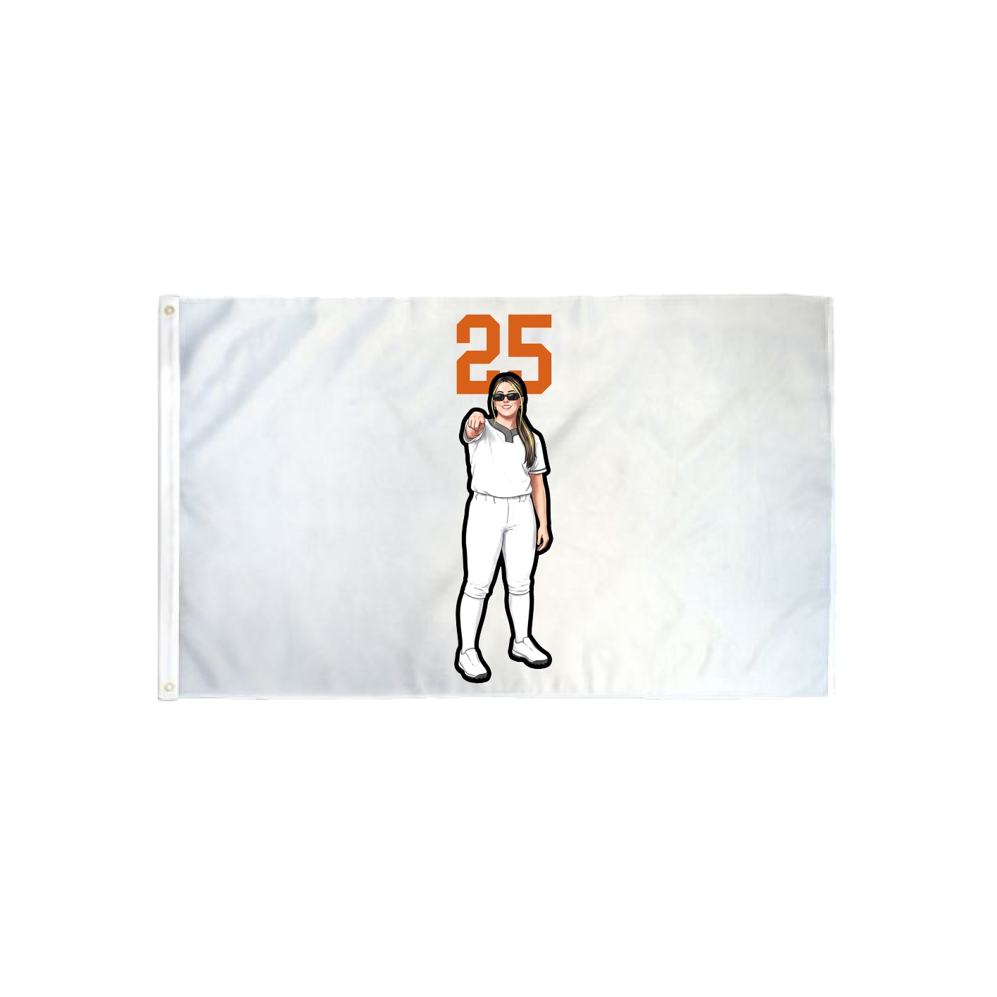 3x5 Flag — Number Top in Classic