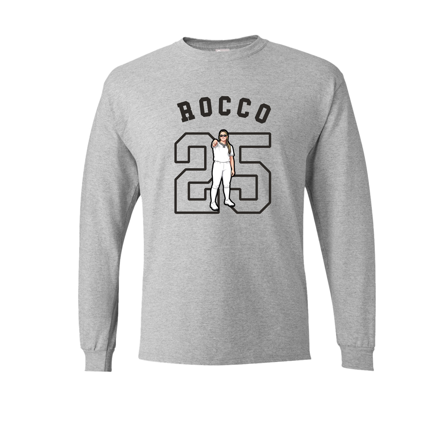 Long Sleeve Tee — Shirsey Arch in Grey