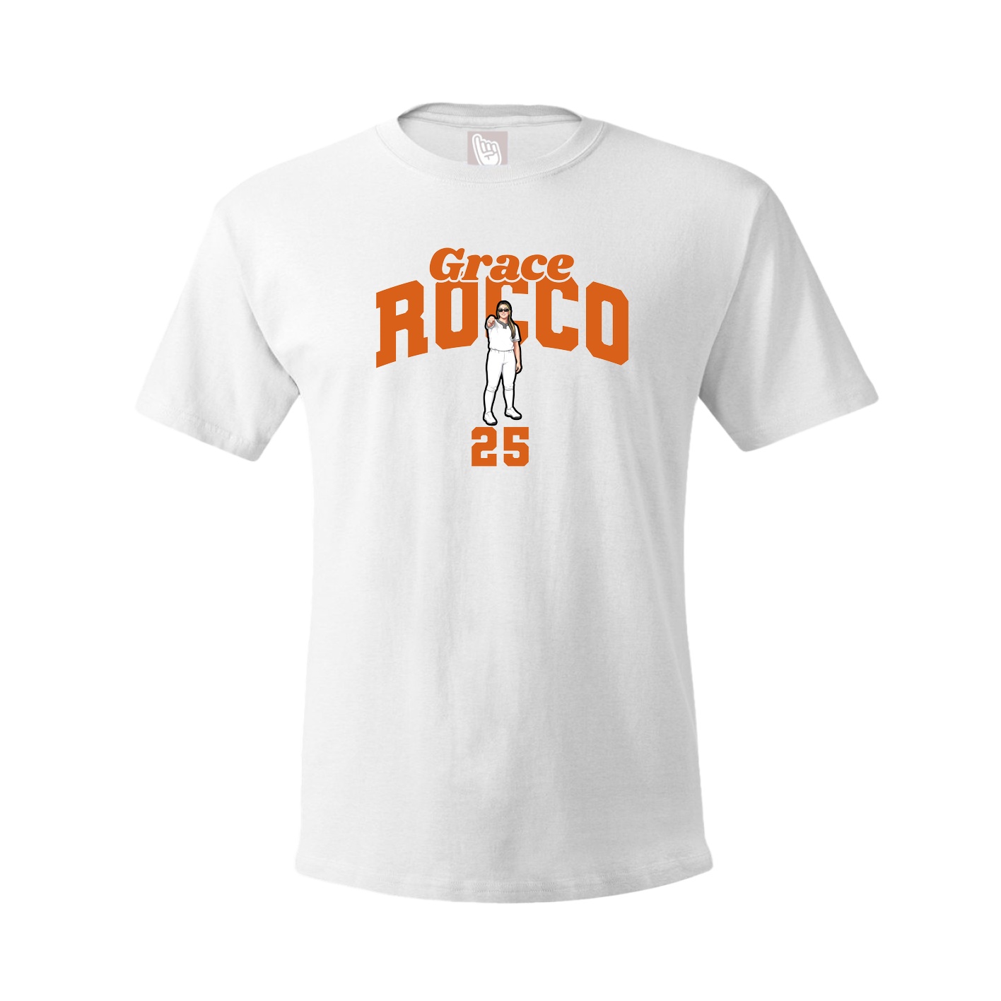 Youth Tee — Signature Arch in White