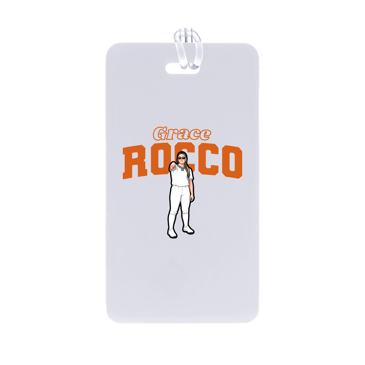 Bag Tag — Name Arch in Classic