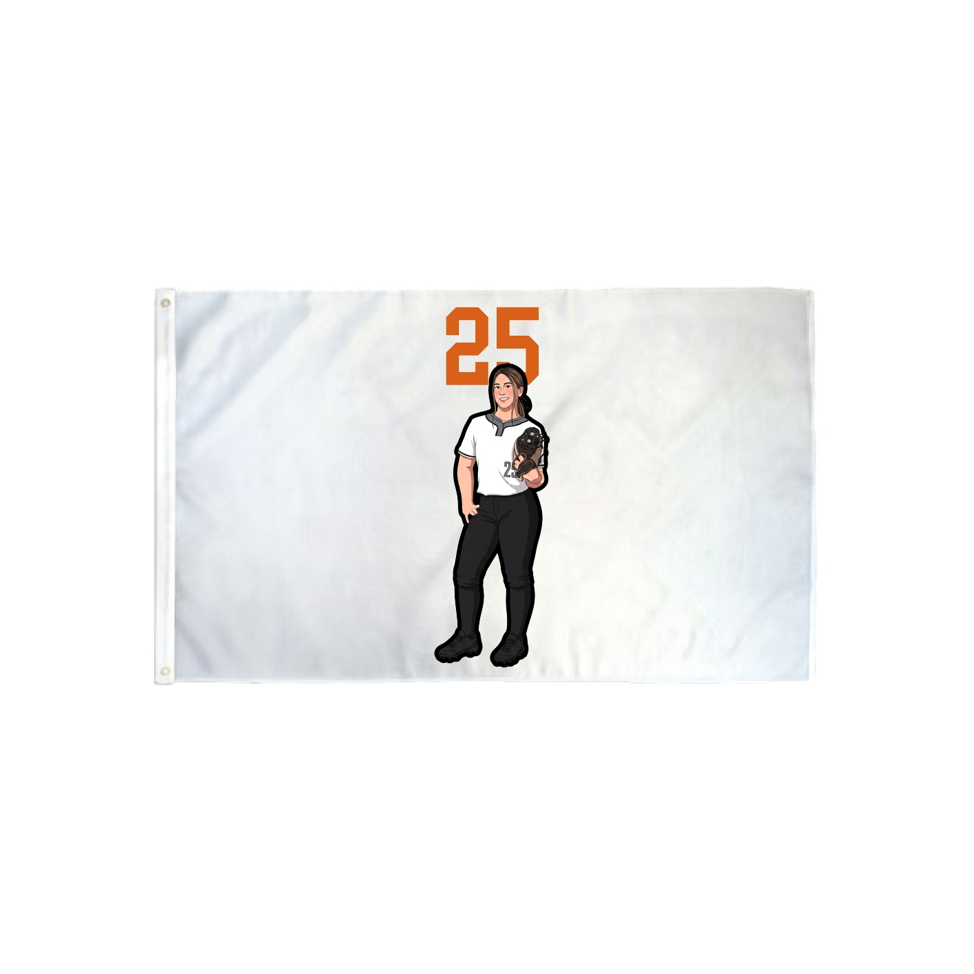3x5 Flag — Number Top in Classic