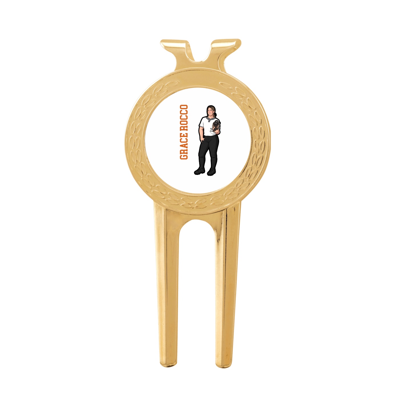 Divot Tool with Ball Marker — Name Vertical in Classic