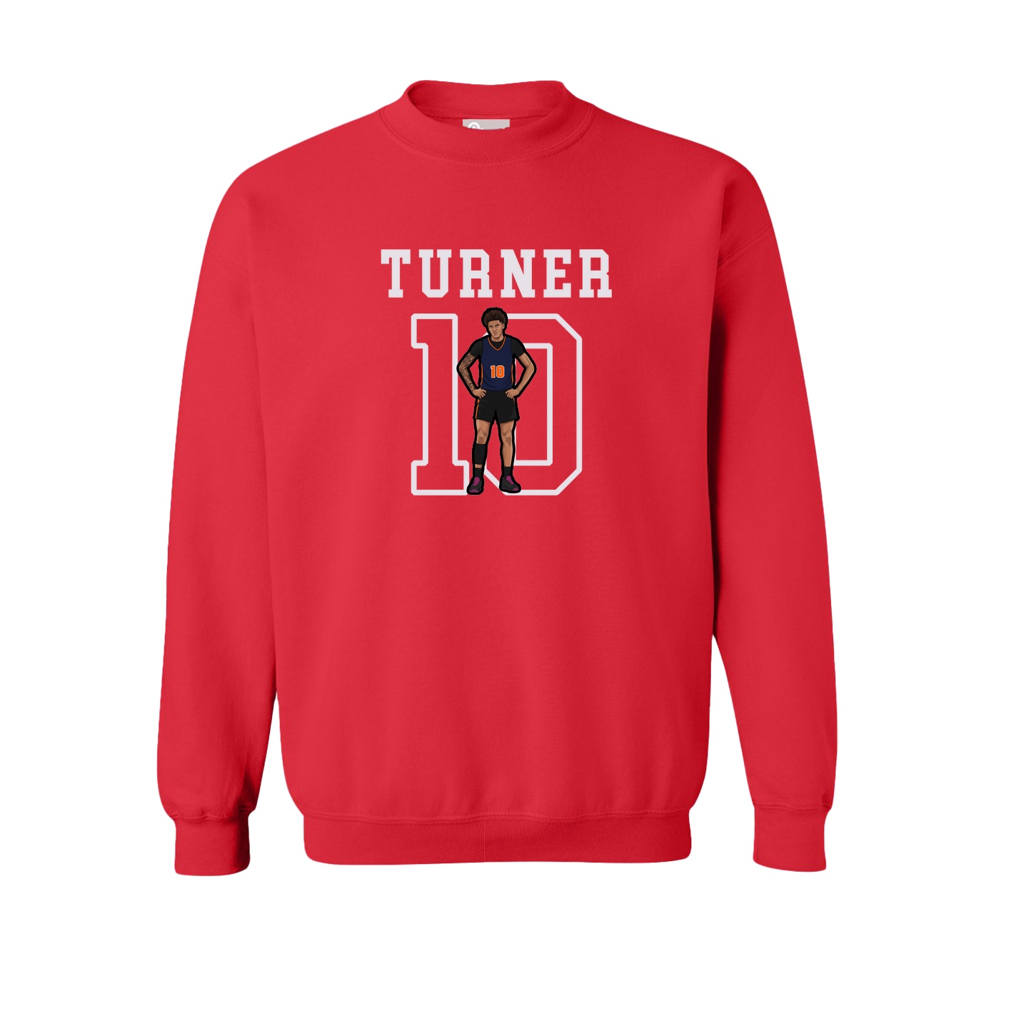 Fleece Crew — Shirsey in Red
