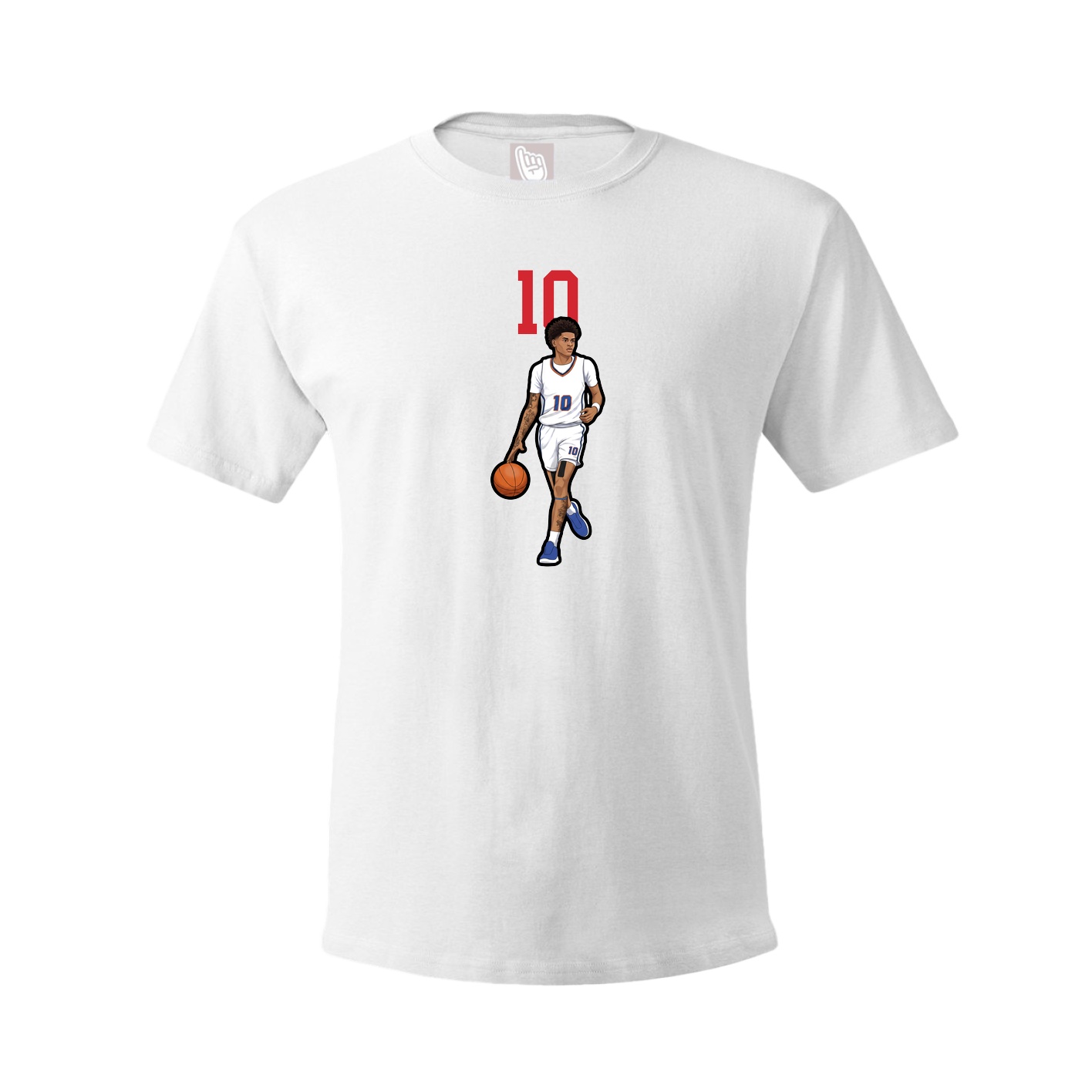 Tee — Number Top in White